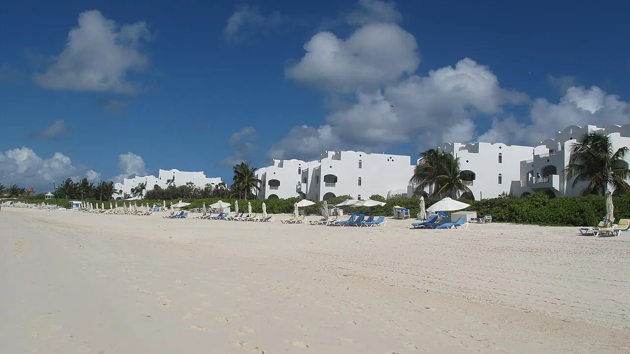 White sand and sea at Rendezvous Bay in Anguilla