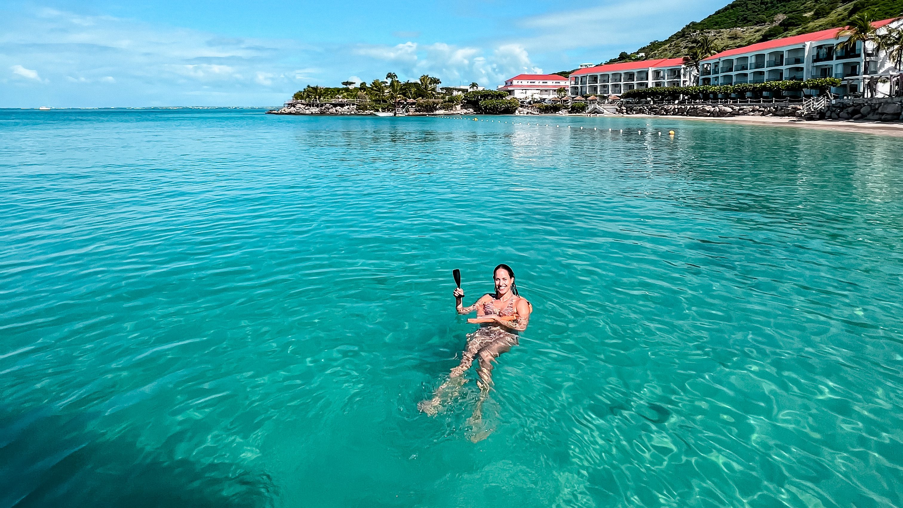 Turquoise waters of Saint Martin